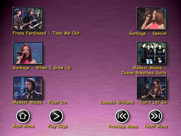 Music Volume 7 Menu 2